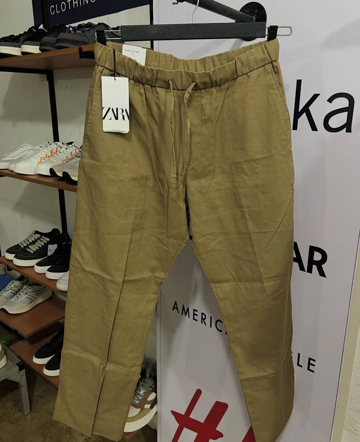 ZARA _ LENEN TROUSER