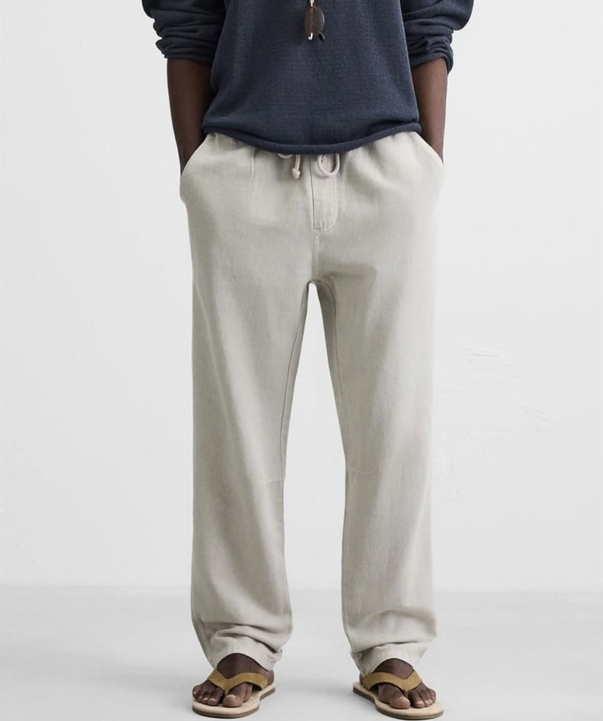 ZARA _ COTTON LENIN TROUSER
