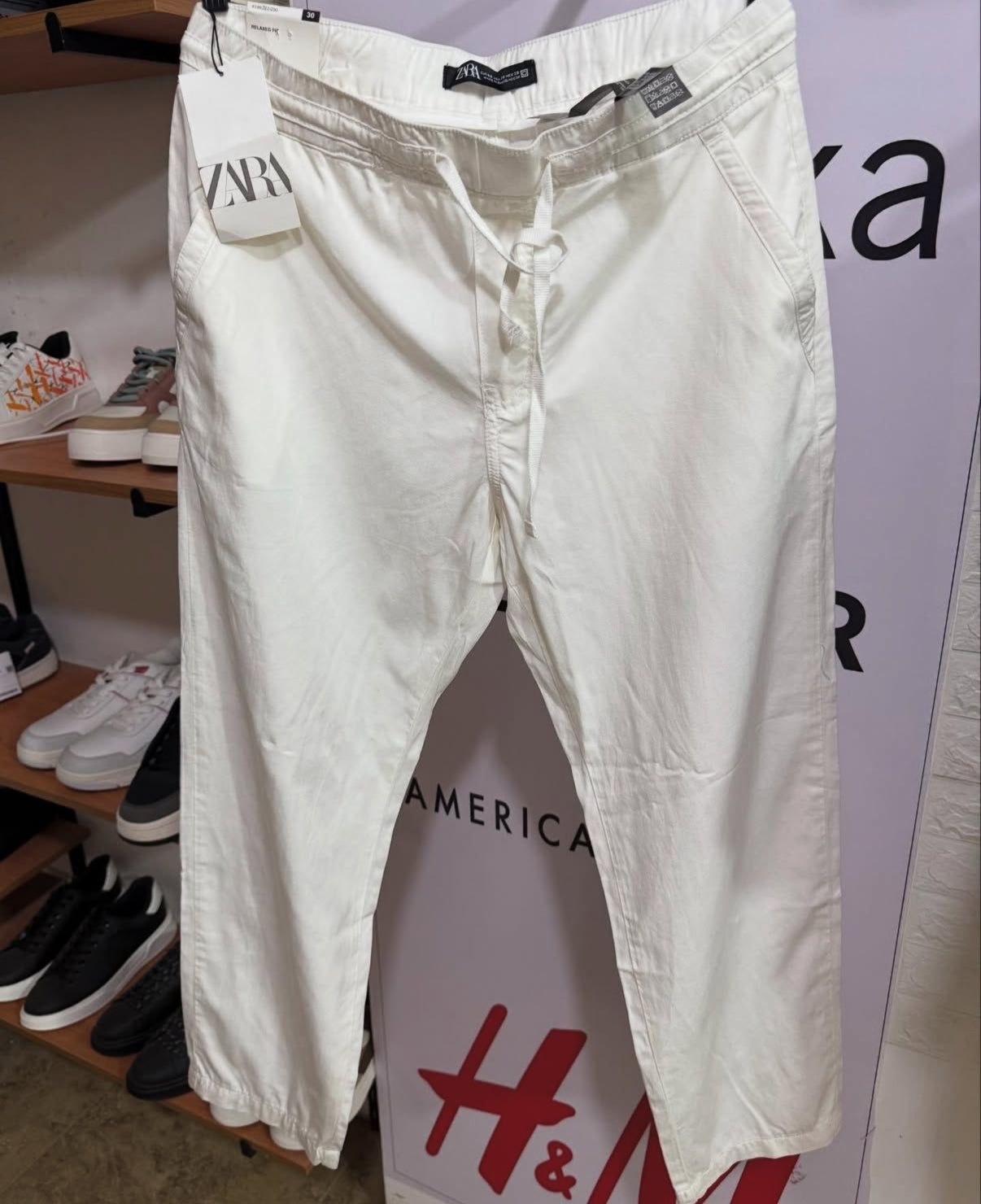 ZARA _ COTTON LENIN TROUSER