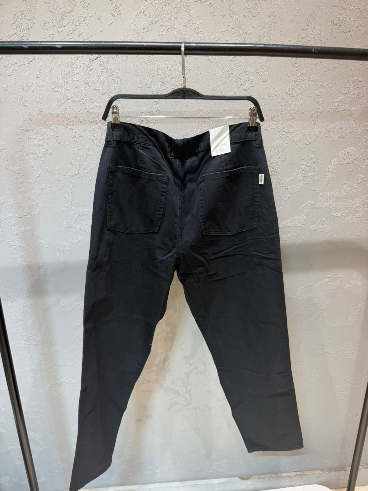 ZARA Milano Carrot Fit Trousers – Midnight Black