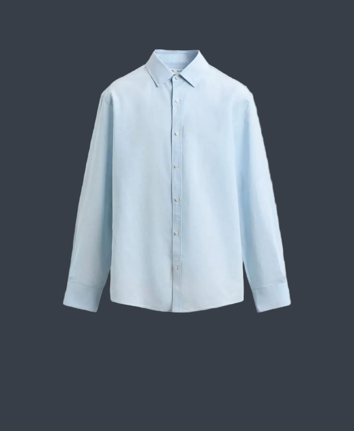 ZARA Linen Shirt – Baby blue