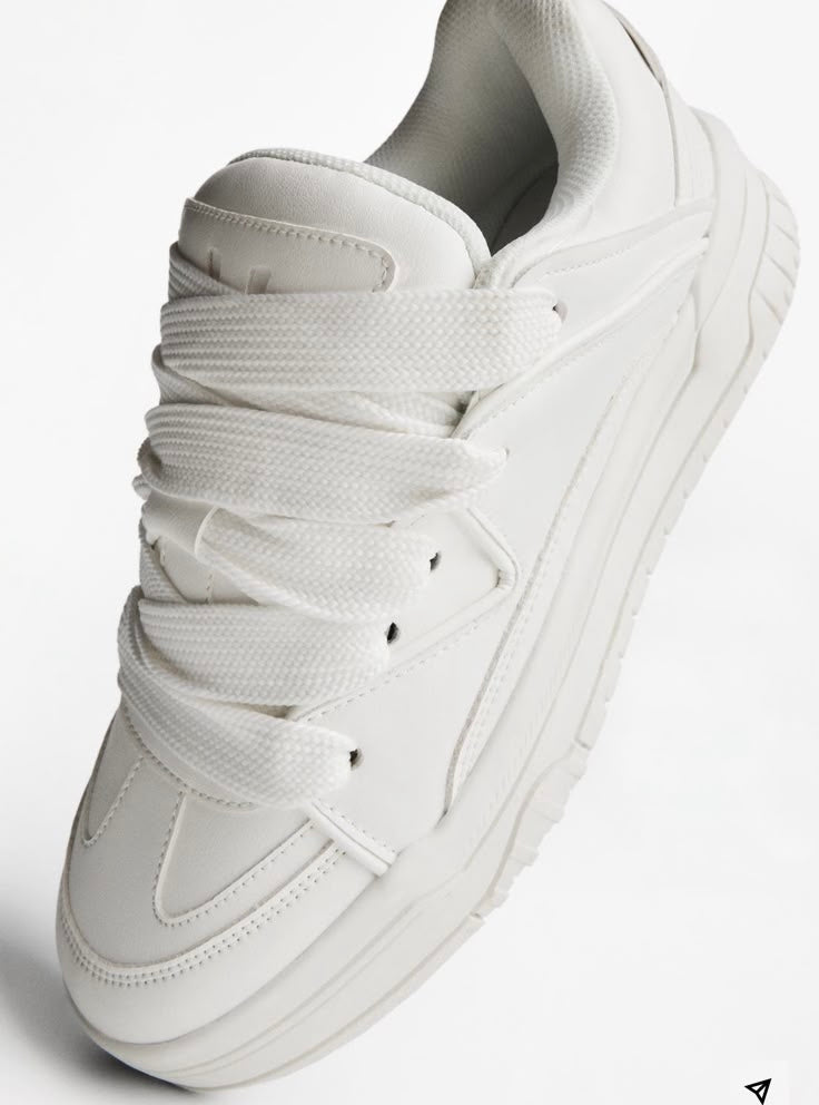 ZARA Retro Runner Sneakers – White Grey