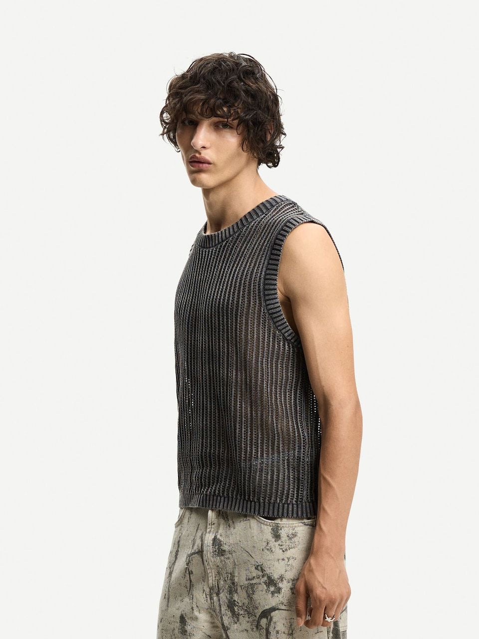 BERSHKA kintted Tank Top