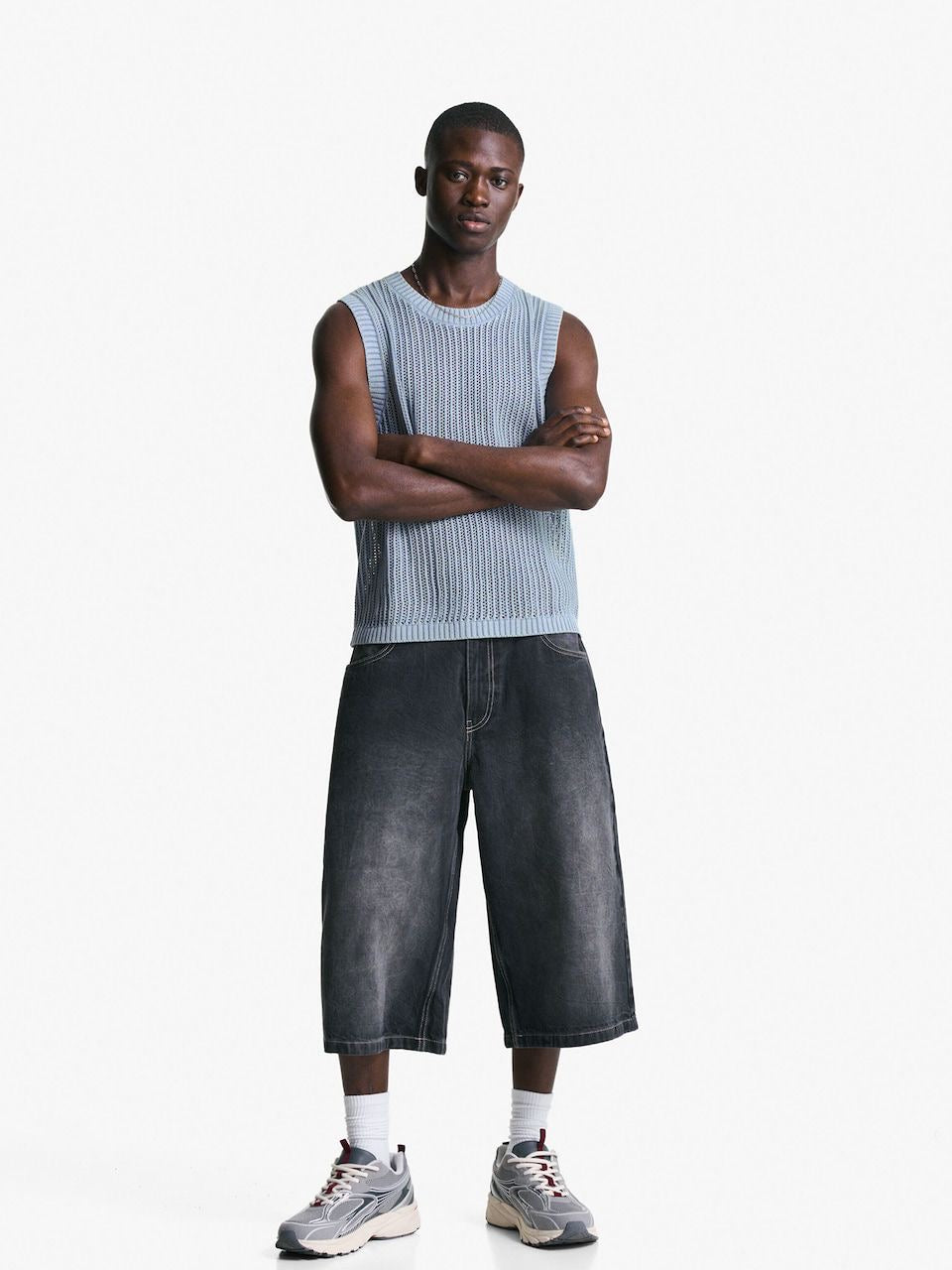 BERSHKA kintted Tank Top