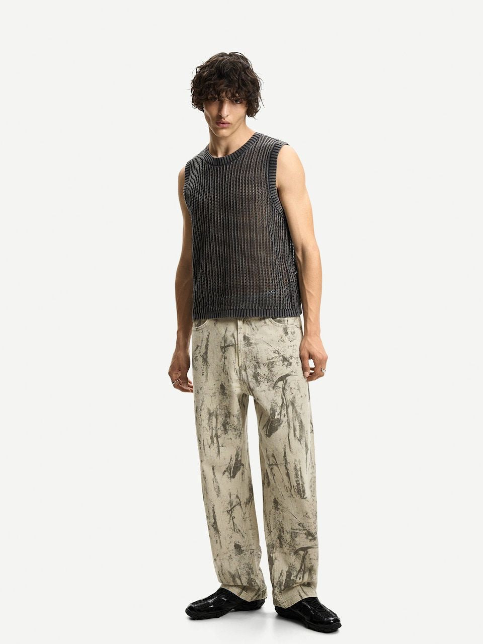 BERSHKA kintted Tank Top