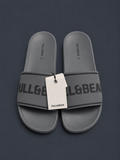 PULL&BEAR Coast Slide Sandals – Grey