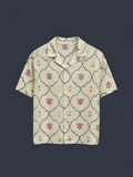 ZARA Resort Print Shirt – Sandstone Beige