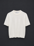 ZARA Essential Slim Fit T-Shirt – White
