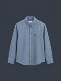 A|E Premium Slim Fit Shirt – Oxford Blue