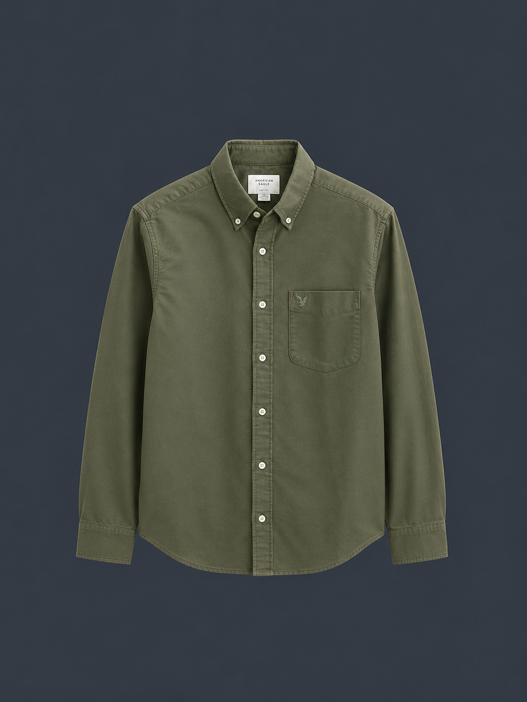 A|E Premium Slim Fit Shirt – Olive Green