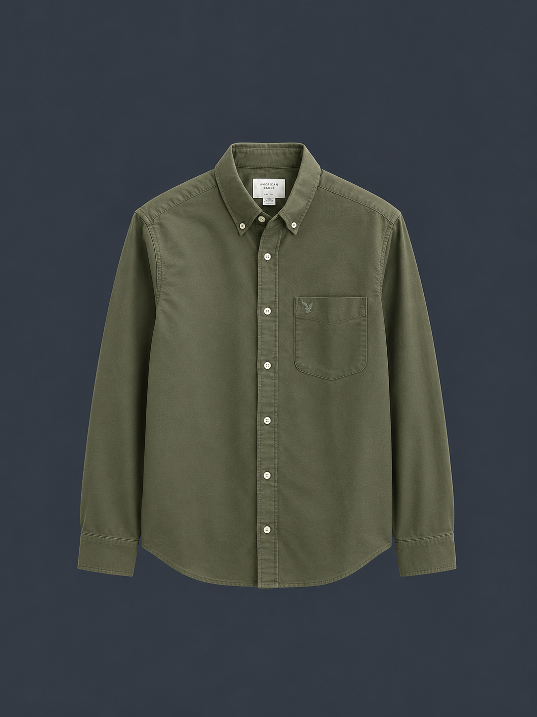 A|E Premium Slim Fit Shirt – Olive Green