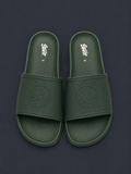 PULL&BEAR Coast Slide Sandals – Forest Green