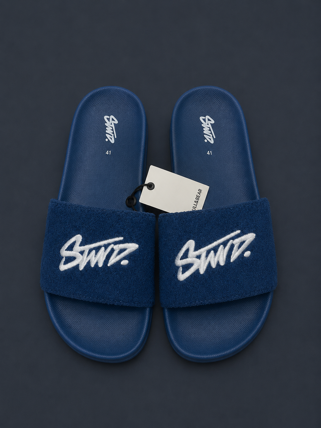 Zara Signature Slide Sandals – Royal Blue