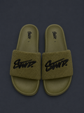 STWD Signature Slide Sandals – Olive