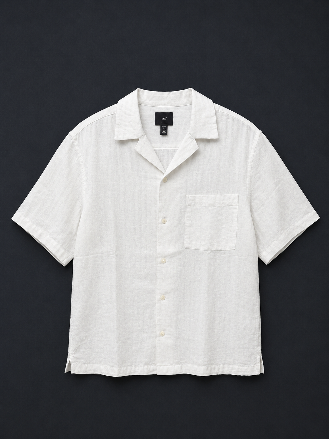 H&M Premium Linen Shirt – White