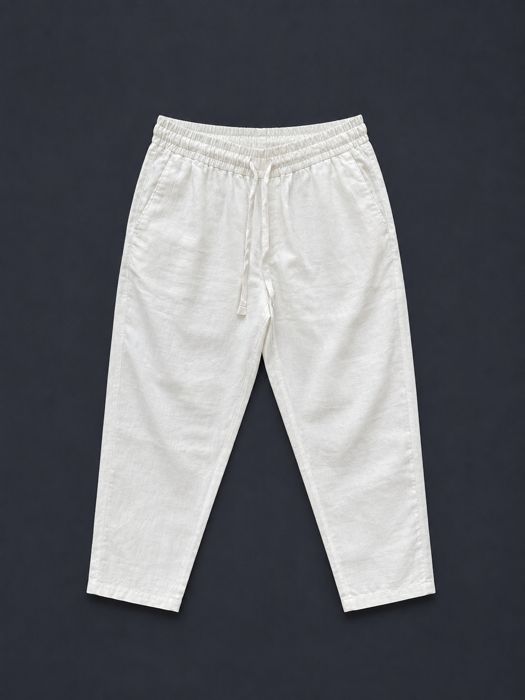 ZARA Straight Fit Trousers – White