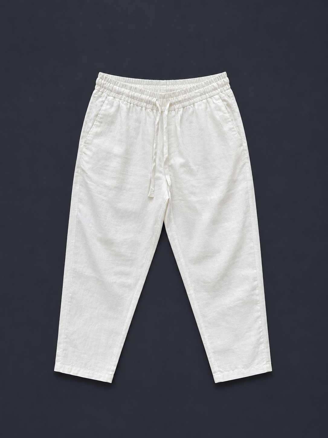 ZARA Straight Fit Trousers – White