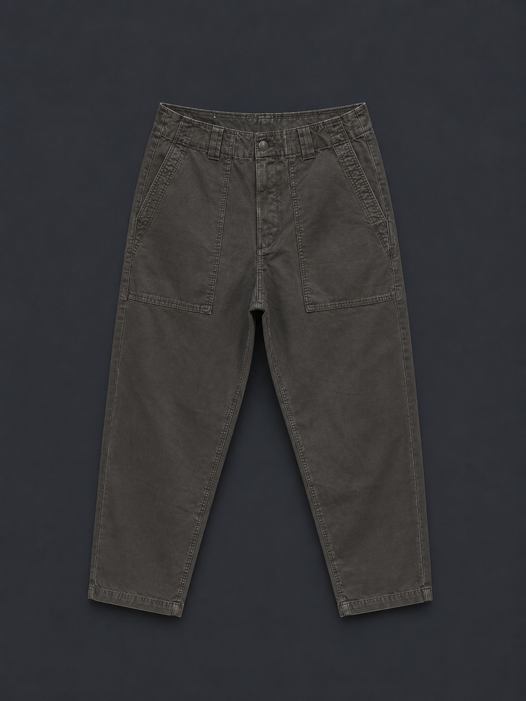 ZARA Tailored Straight Fit Trousers – Charcoal