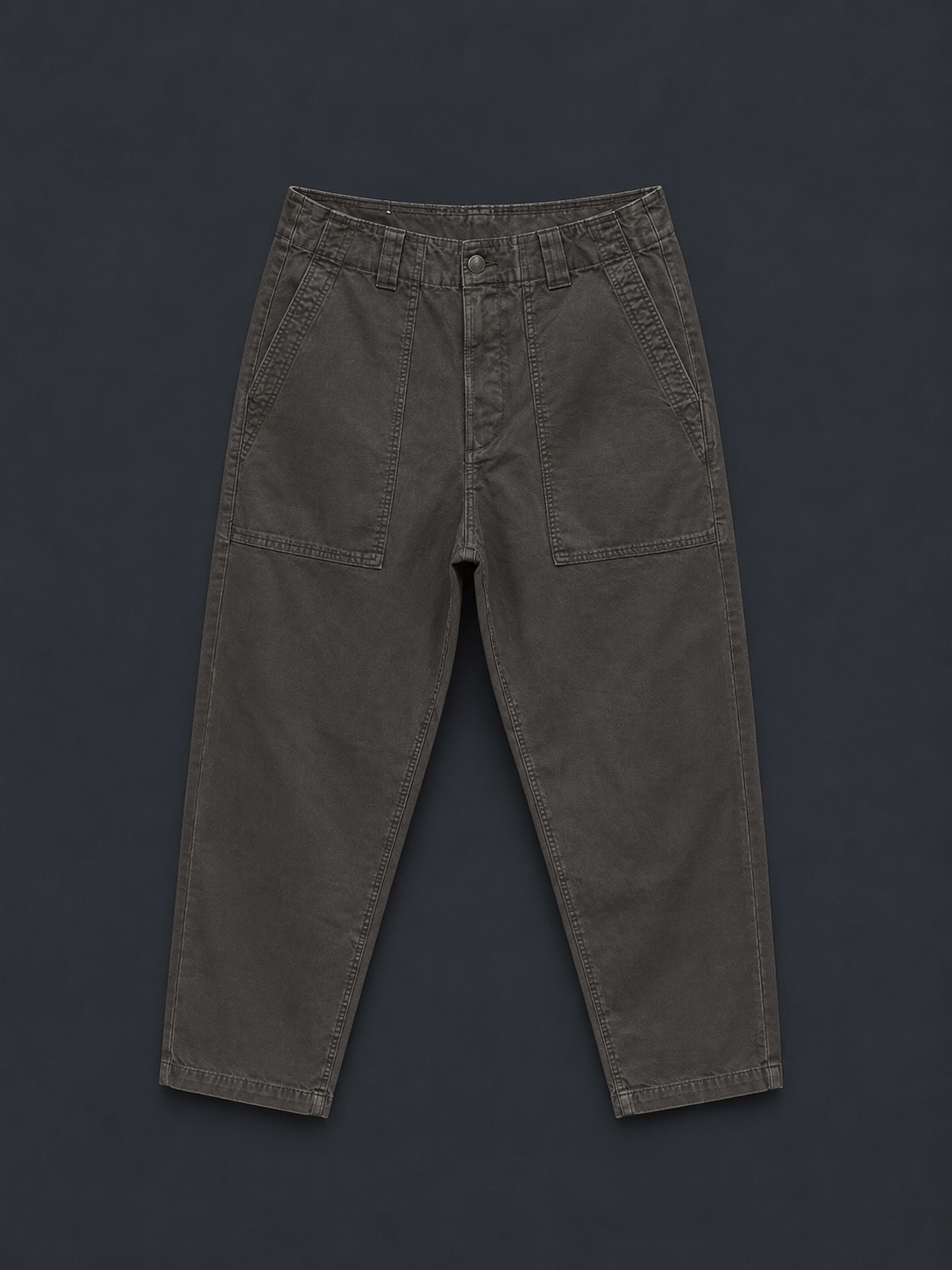 ZARA Tailored Straight Fit Trousers – Charcoal