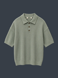 Only & Sons Premium Knitted Polo – Sage Green