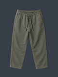 ZARA Cotton Linen Trousers – Olive