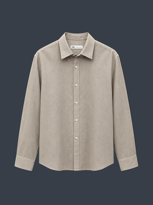 ZARA Linen Shirt – Beige