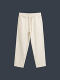 ZARA Cotton Linen Trousers – Creamy Beige
