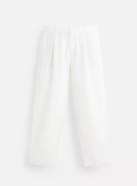 ZARA _ TEXTURED PLEATED TROUSERS