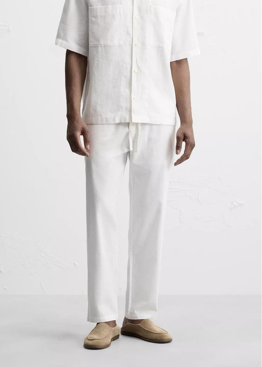 ZARA _ COTTON LENIN TROUSER