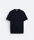 ZARA Essential Crew Neck T-Shirt - NAVY