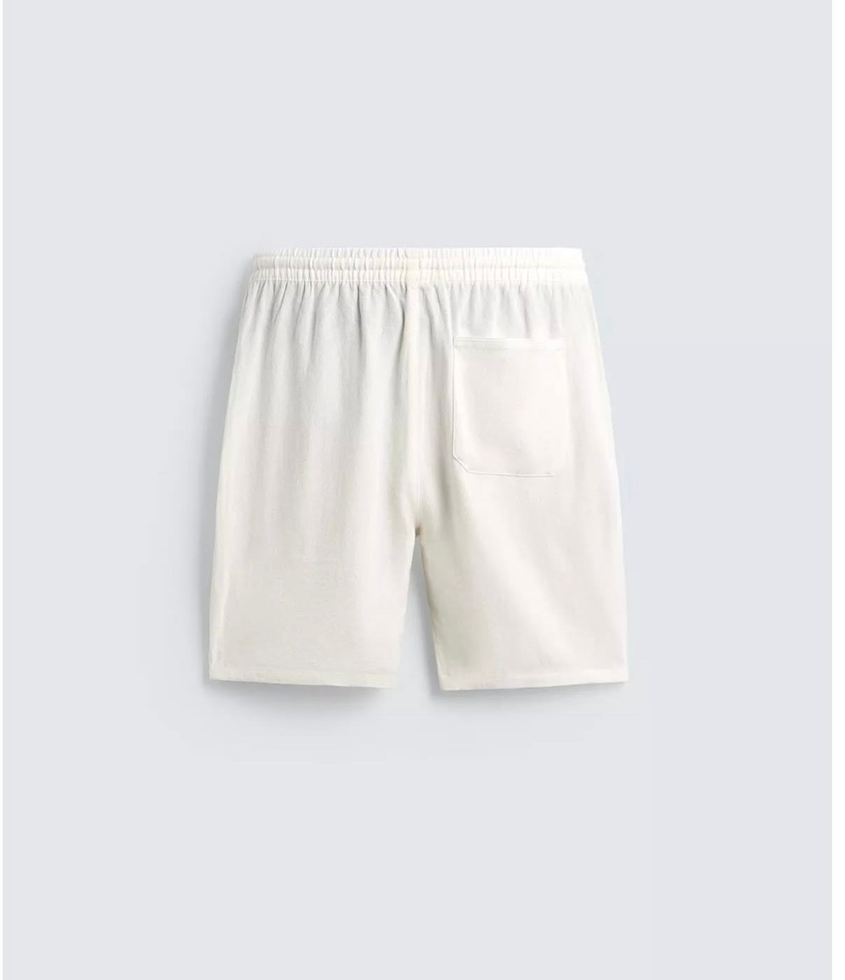 PULL&BEAR Relaxed Fit Linen Shorts – WHITE