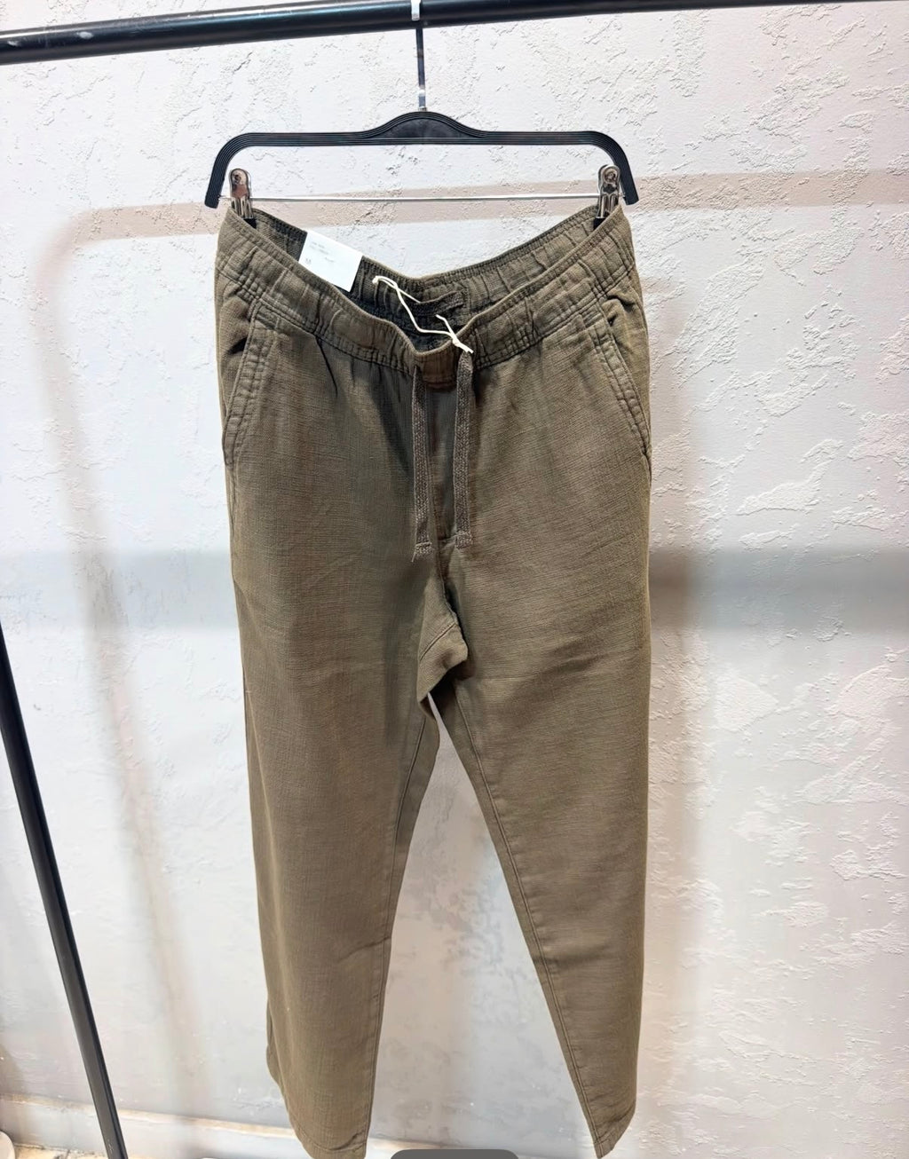 ZARA Cotton Linen Trousers – Khaki