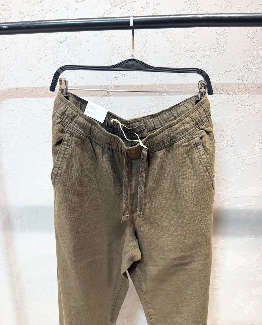 ZARA Cotton Linen Trousers – Khaki
