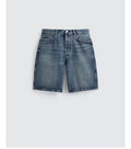 PULL&BEAR Relaxed Fit Denim Shorts – Washed Light Blue