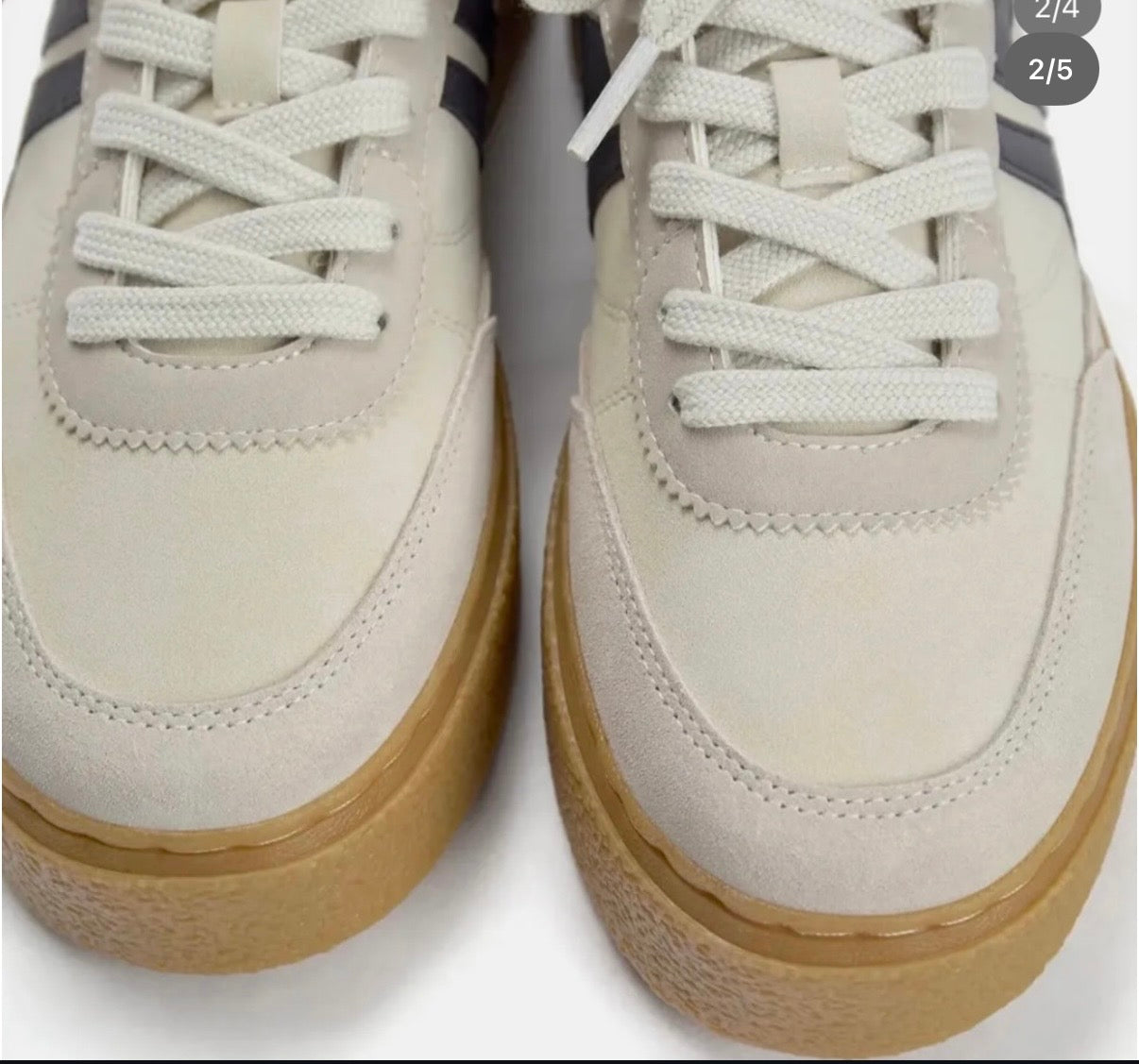 ZARA Retro Court Sneakers