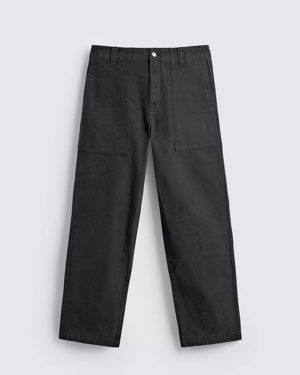 WASHED STRAIGHT-LEG TROUSERS