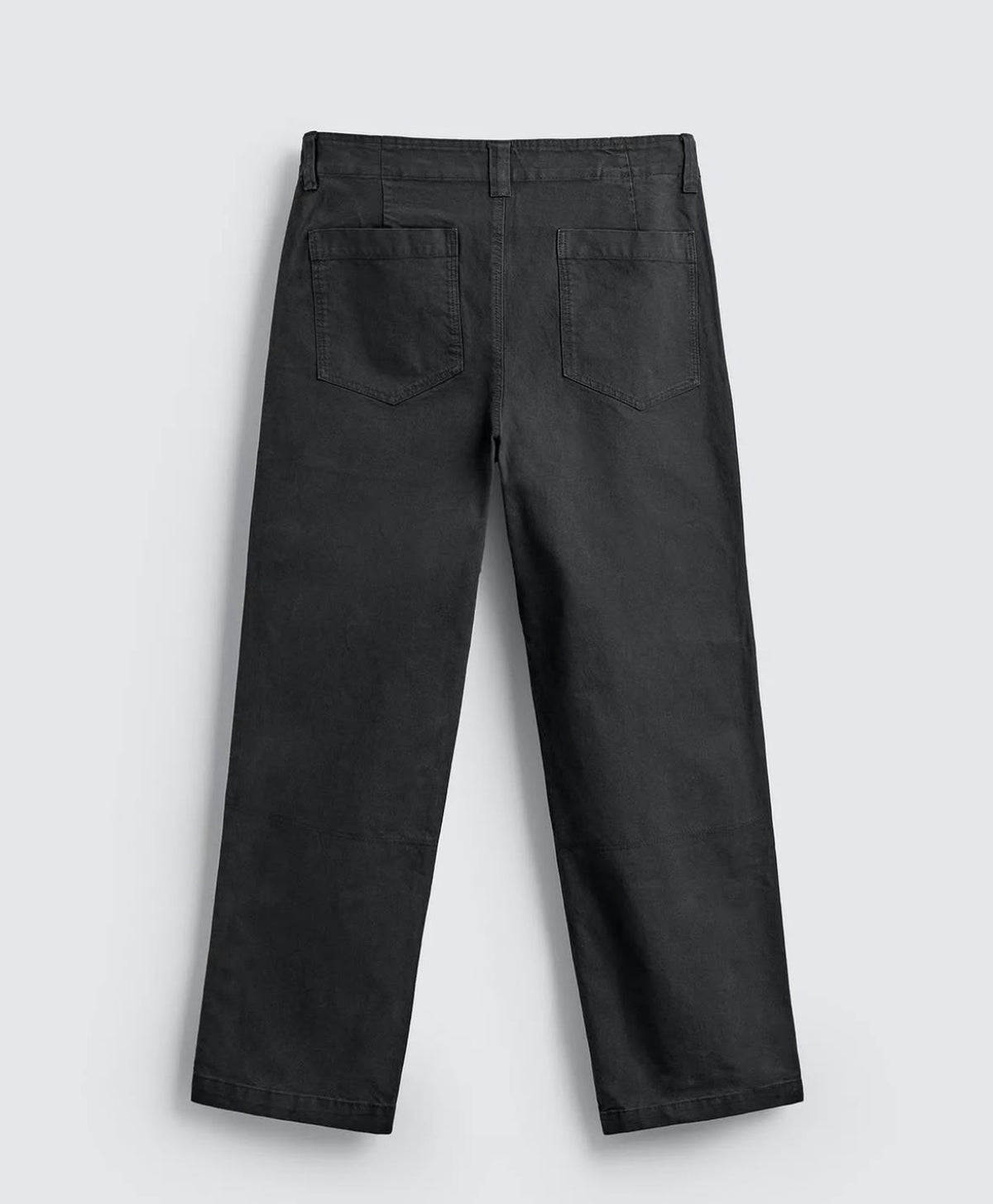 WASHED STRAIGHT-LEG TROUSERS