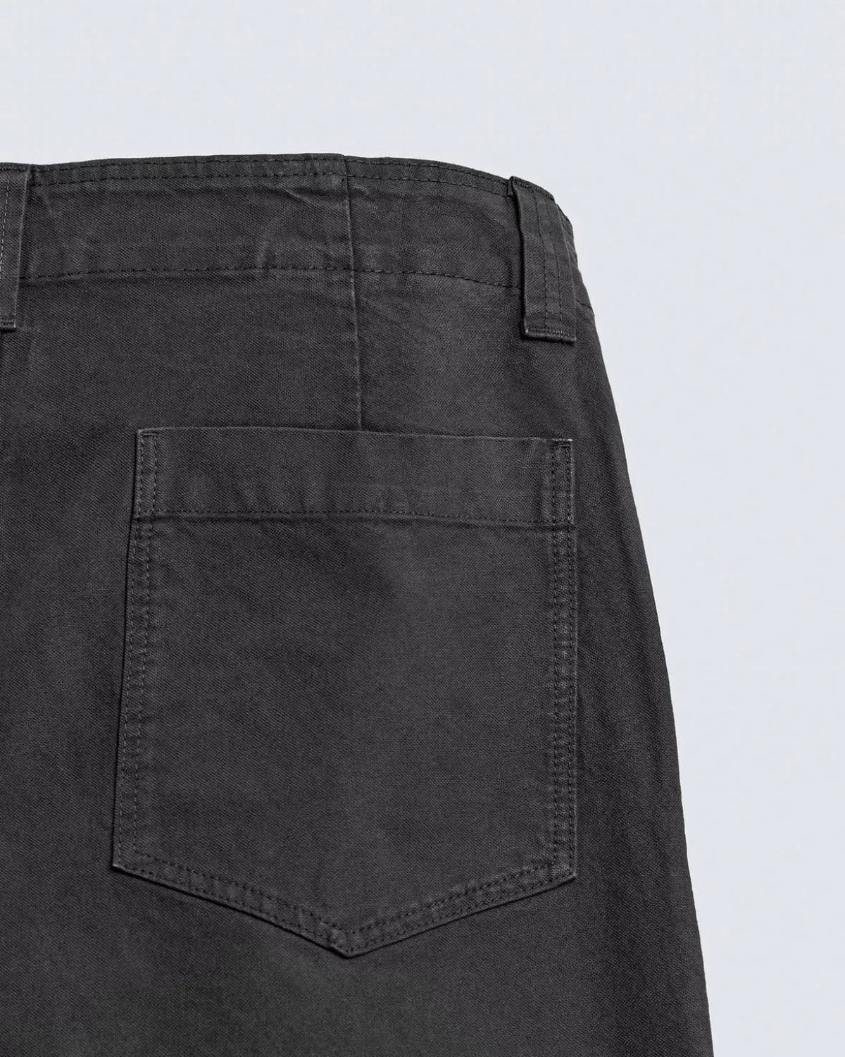 WASHED STRAIGHT-LEG TROUSERS