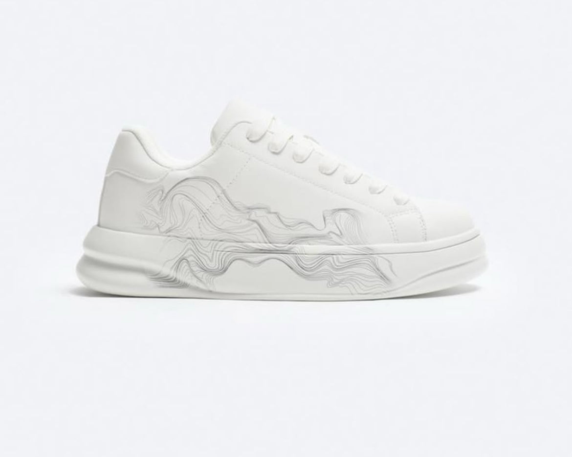 PATTERNED CHUNKY TRAINERS - ZARA