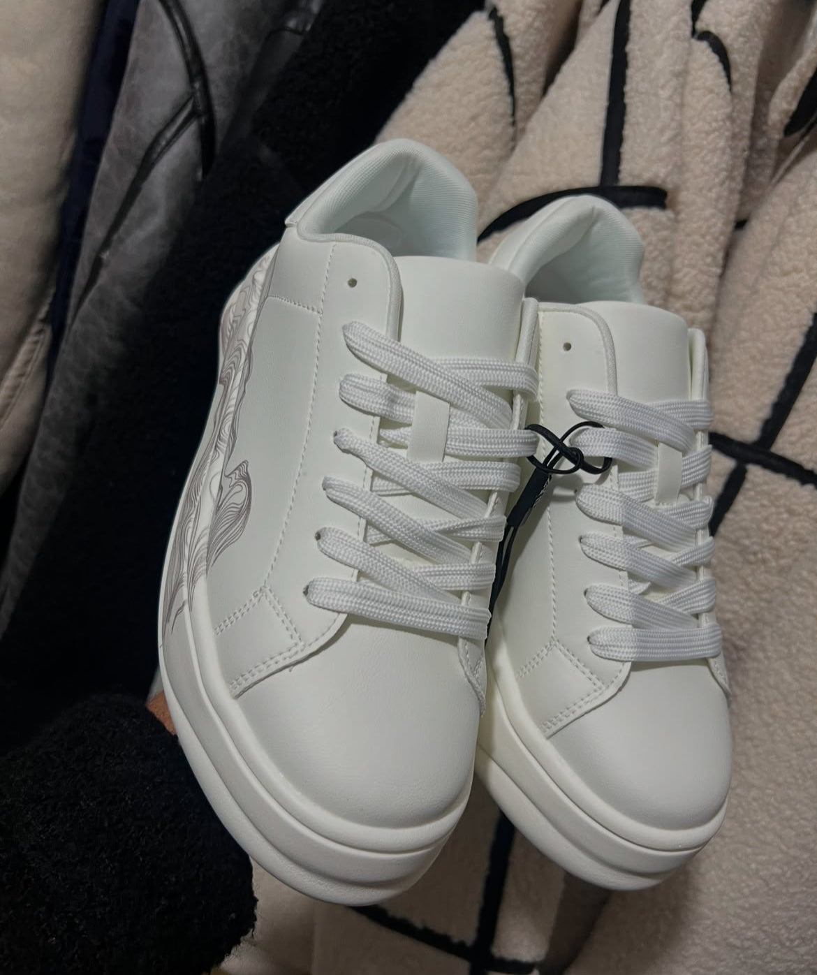 PATTERNED CHUNKY TRAINERS - ZARA