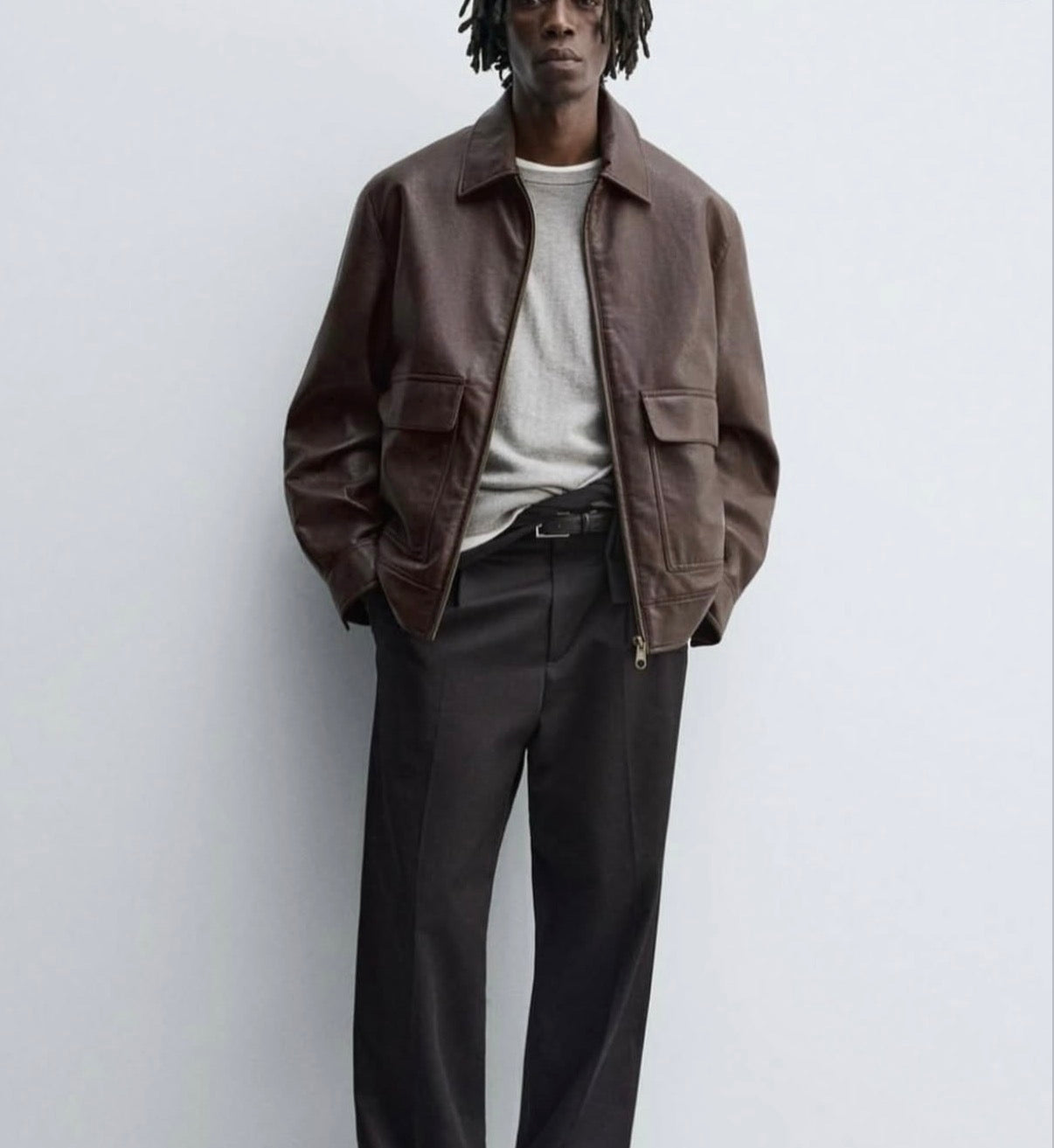 ZARA - LEATHER JACKET