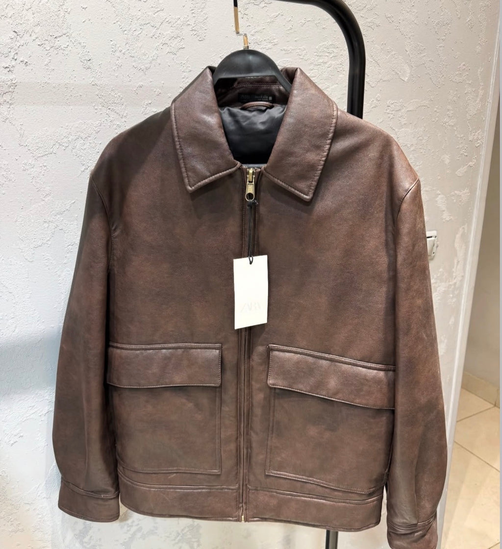 ZARA - LEATHER JACKET
