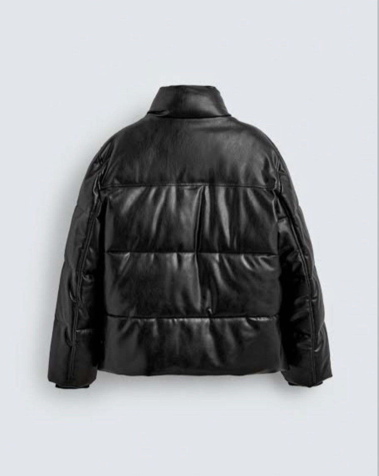 ZARA puffer leather