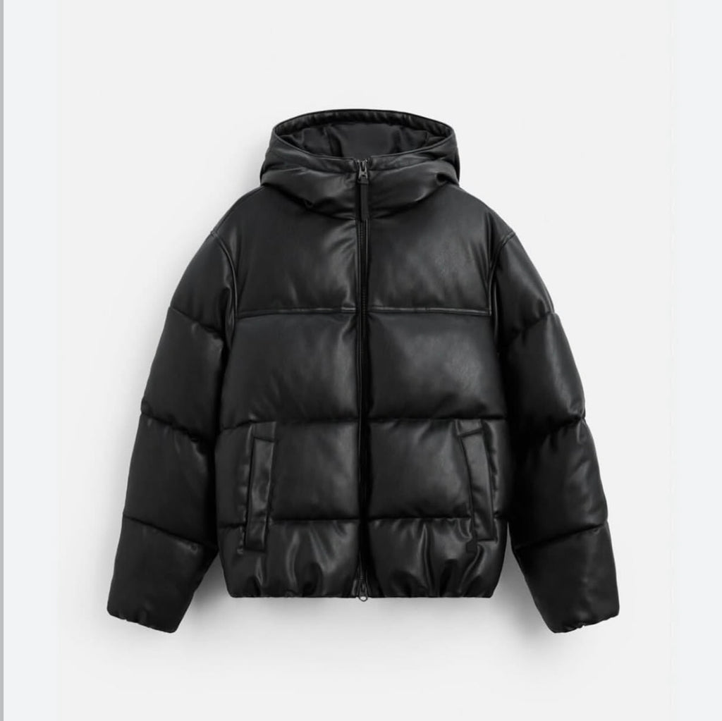 ZARA Puffer leather