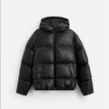 ZARA Puffer leather