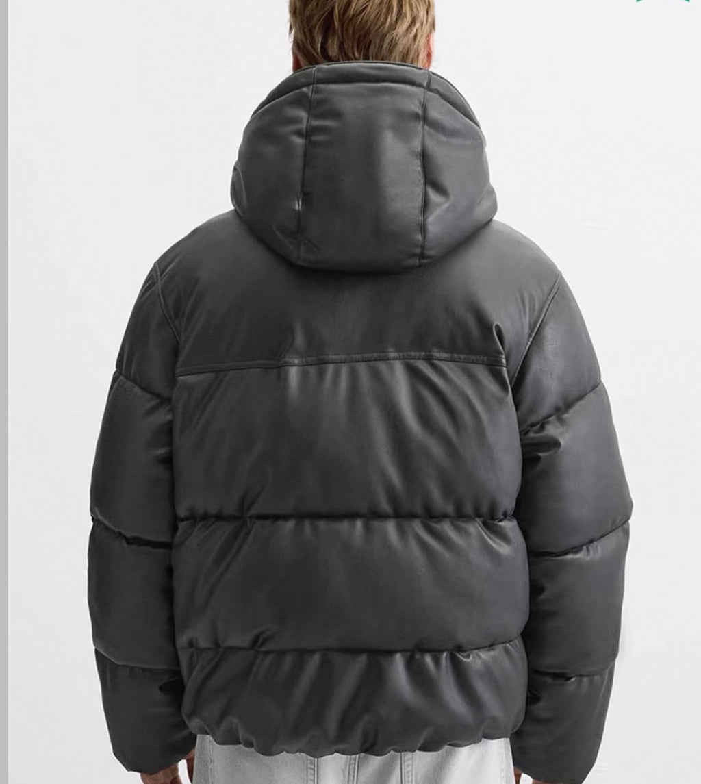 ZARA Puffer leather