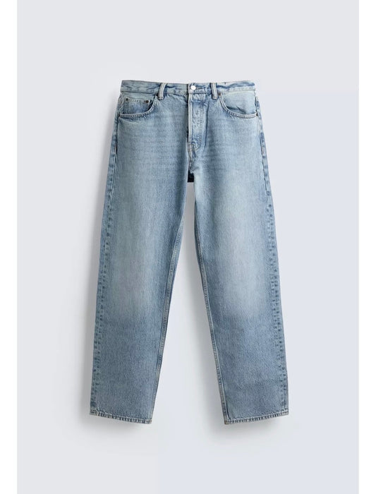 ZARA STRIGHT JEANS light blue
