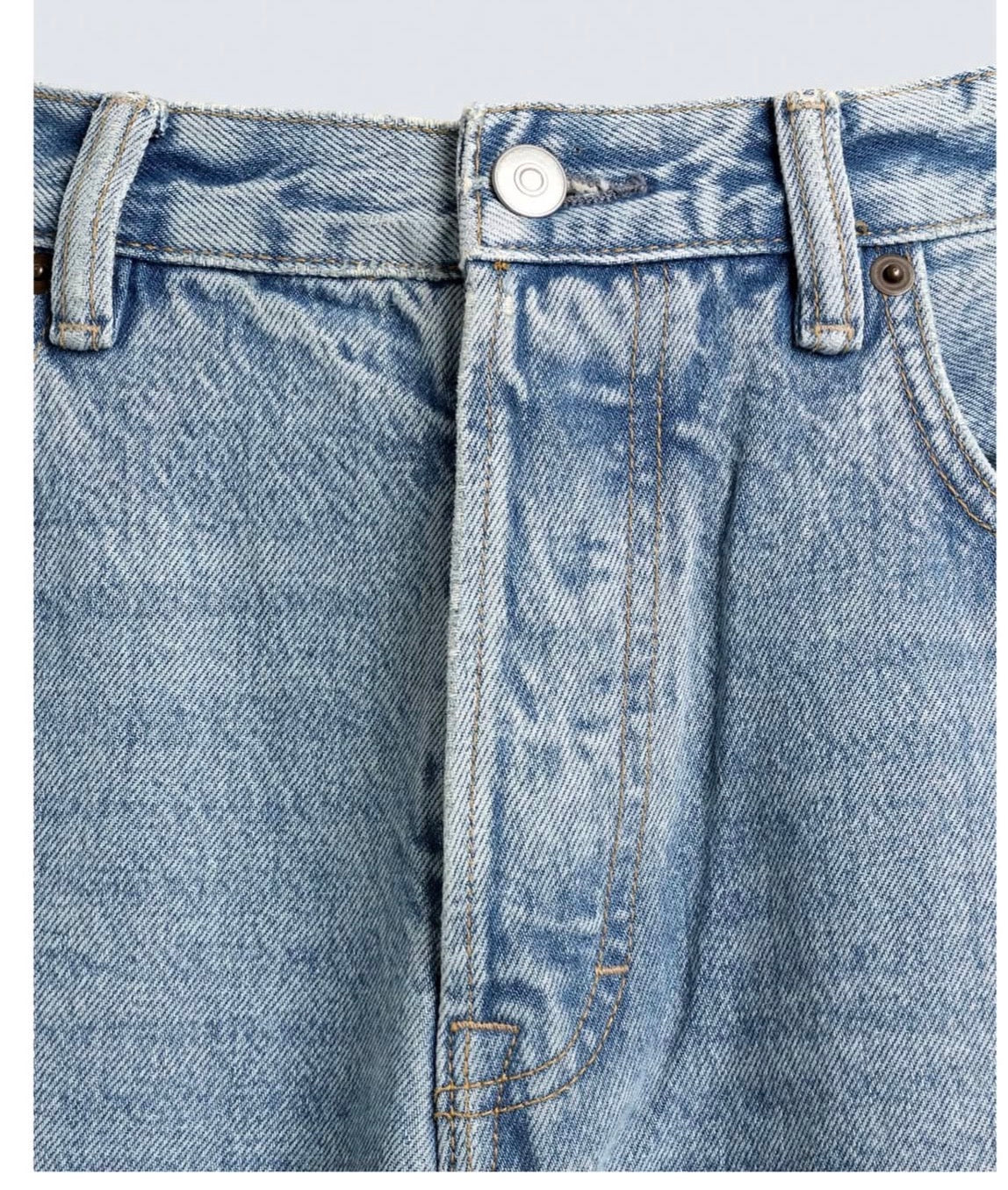 ZARA STRIGHT JEANS light blue