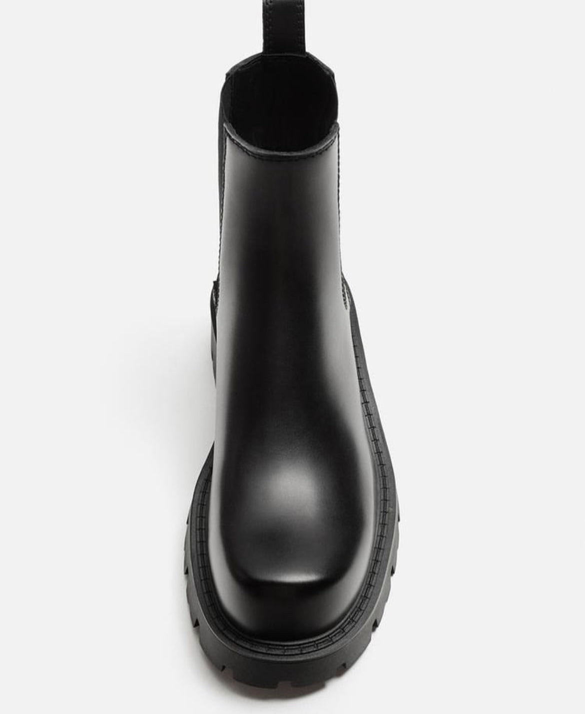 CHUNKY LEATHER CHELSEA BOOTS - ZARA