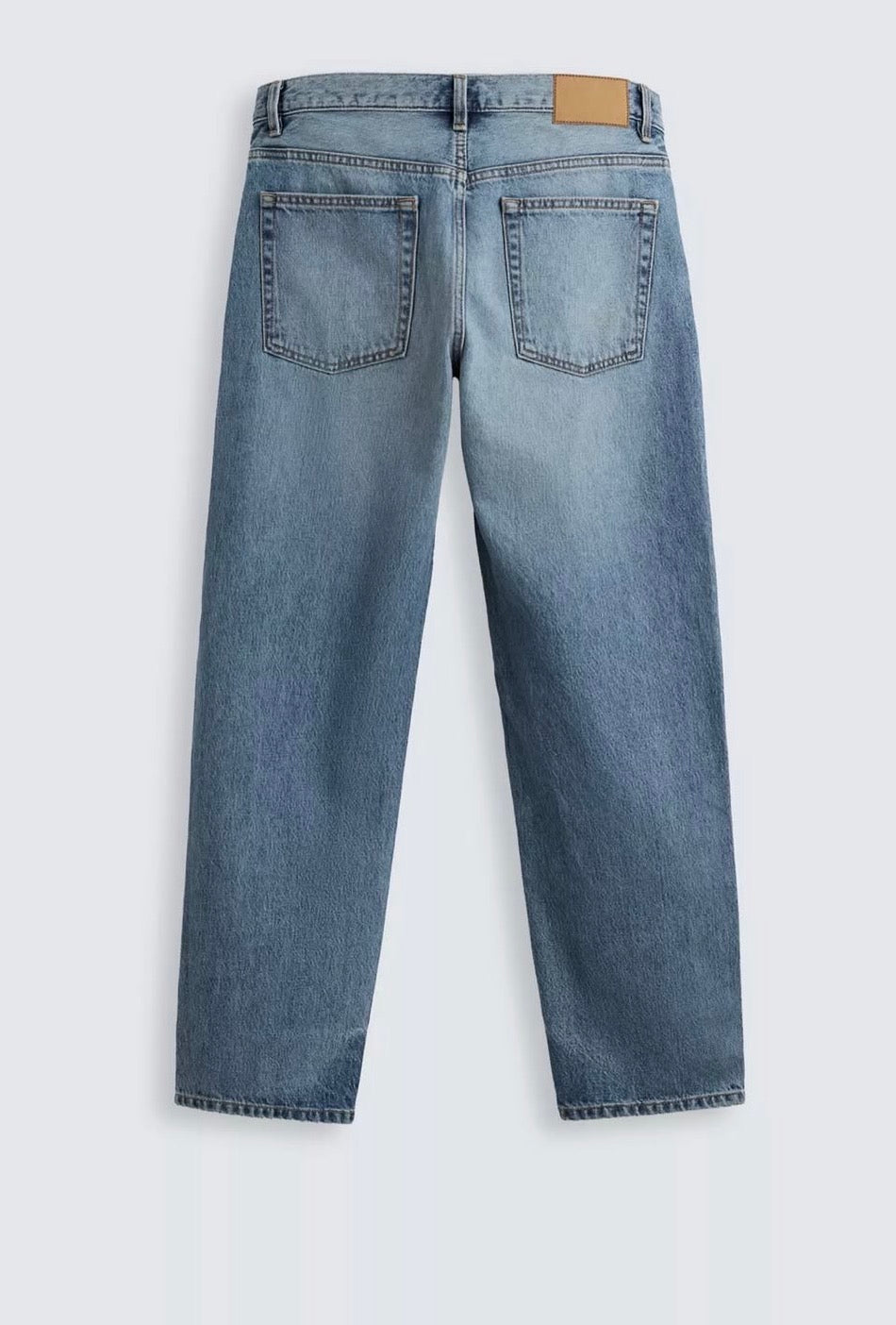ZARA - Stright fit jeans  Washed Light Blue